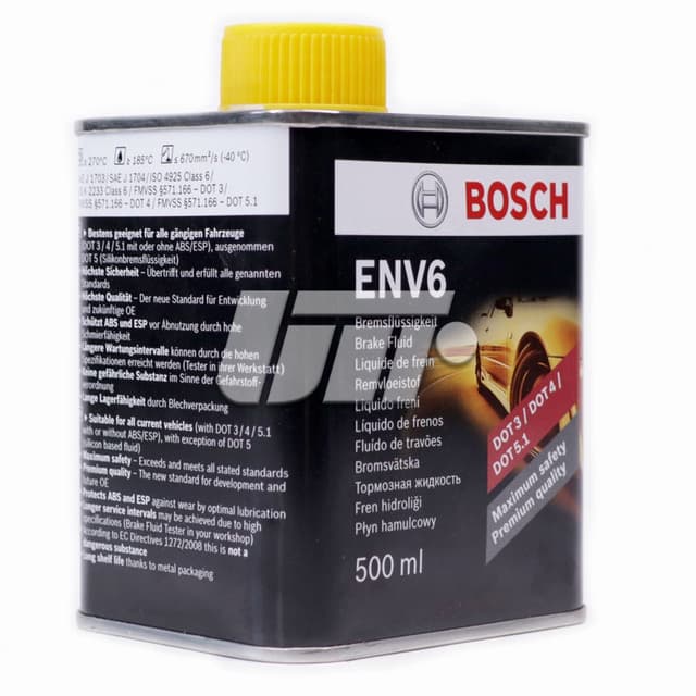 Гальмівна рідина BOSCH ENV6, 0.5л BOSCH 1987479206