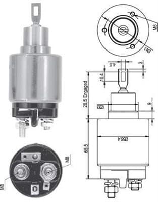Втягуюче реле MAGNETI MARELLI 940113050126