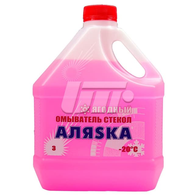 Зимовий омивач скла Аляska, -20С (ягода), 3л АЛЯSKA