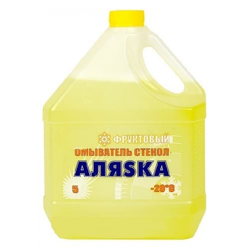 Зимовий омивач скла Аляska, -20С (фруктовий), 5л АЛЯSKA