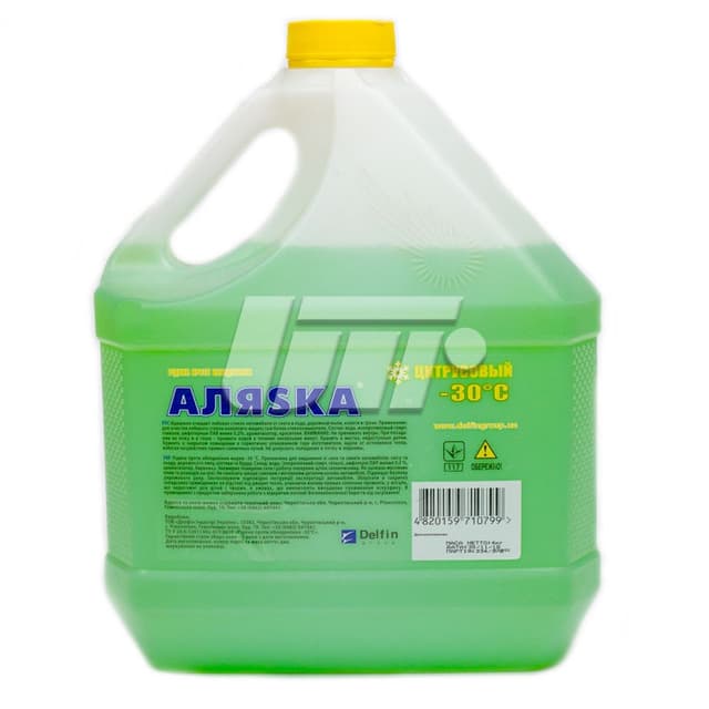 Зимовий омивач скла Аляska, -30С (цитрус), 5л АЛЯSKA