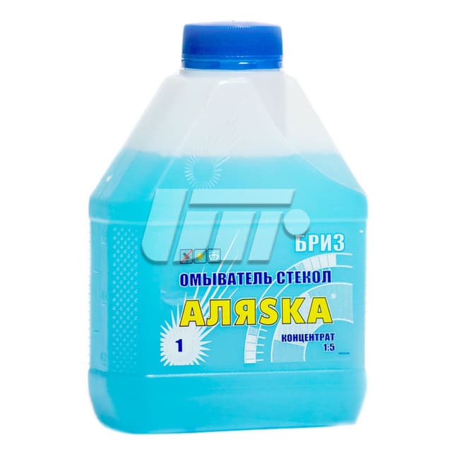Літній омивач скла Аляska, концентрат (бриз), 1л АЛЯSKA
