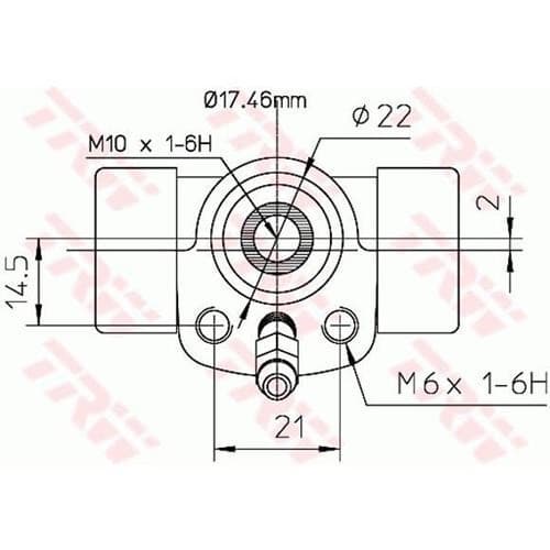 Циліндр гальмівної системи TRW BWC107