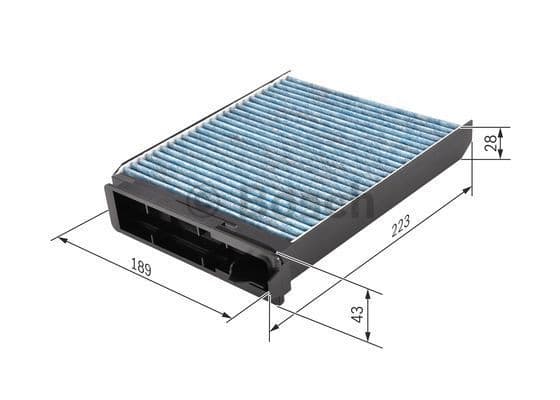 Фільтр салону BOSCH 0986628502